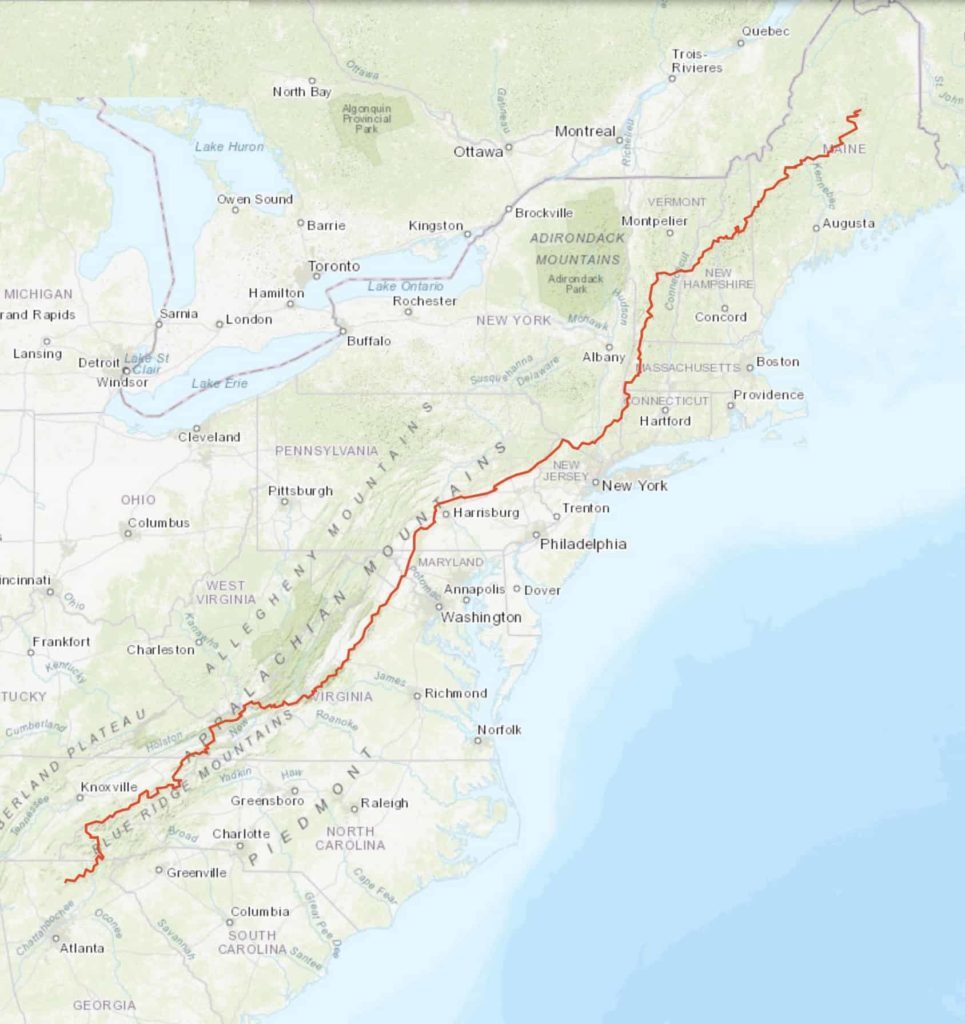 Path Of The Appalachian Trail
