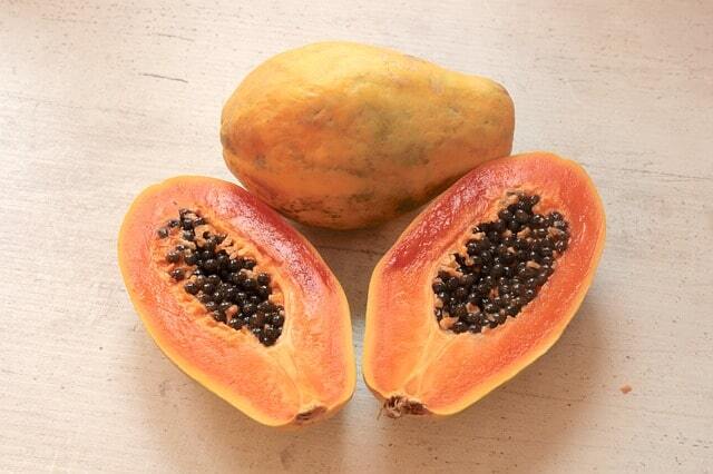 Cut Up Papaya