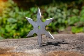Ninja Throwing Star, ninja history with almonds
