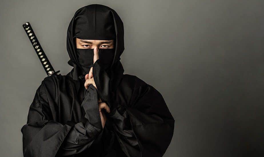 Ninja In Preparation Pose