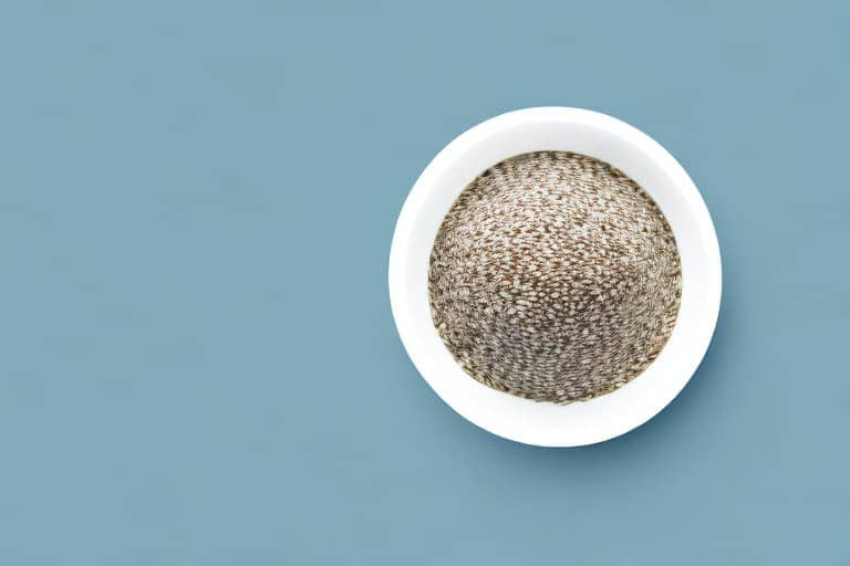 Bowl Of Flax Seeds
