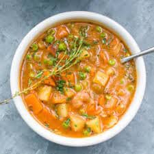 Hearty Vegetarian Nut Soup Stock, tasty nut recipes.