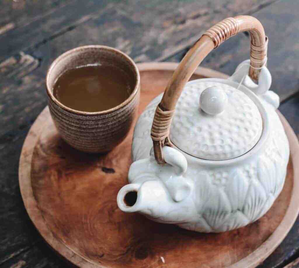 A Cup Of Peanut Leaf Tea