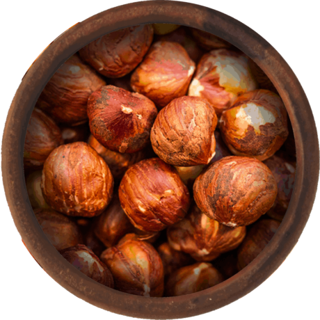 bulk hazelnuts with skin