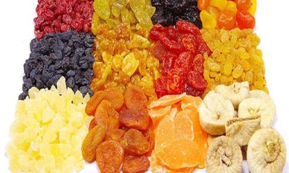 consumption of dried fruits and nuts