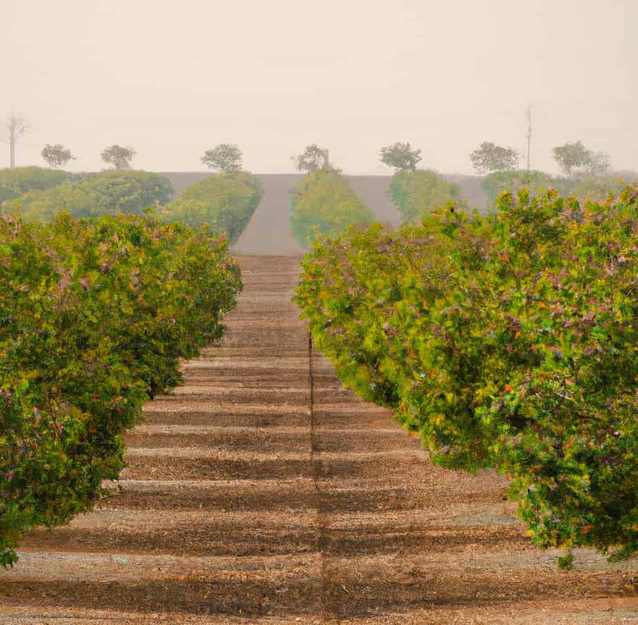 A Pistachio Field, The United States Wants To Encourage The Production Of Tree Nuts