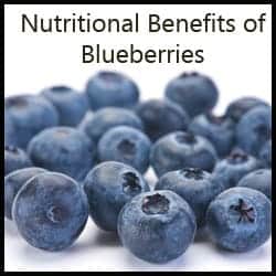 Nutritional Benefits Of Blueberries