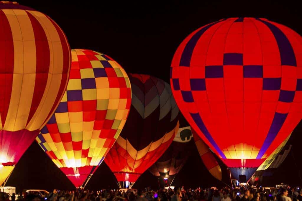 Albuquerque Balloon Fiesta, The Field At The Albuquerque Balloon Fiesta