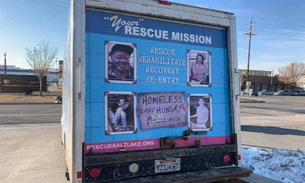 Rescue Mission Of Salt Lake City Truck