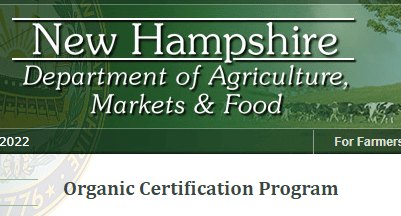Hampshire Department Organic Market Logo