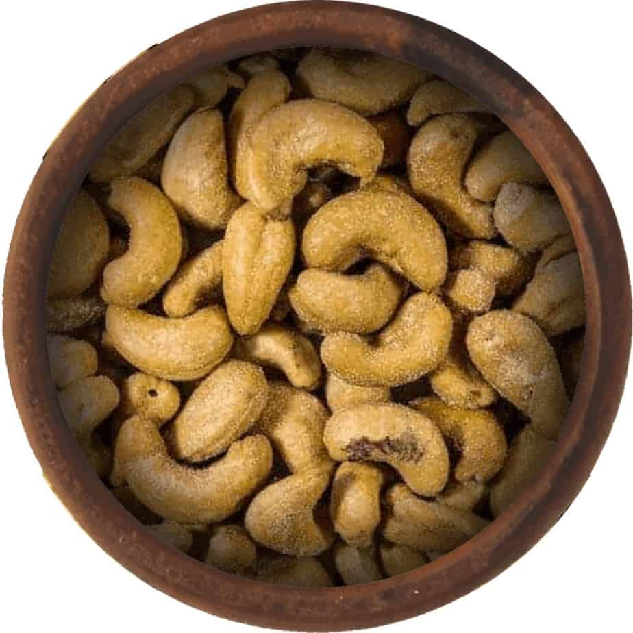 Bulk Roasted And Salted Cashews In A Bowl