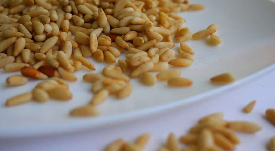 A Plate Of Pine Nuts